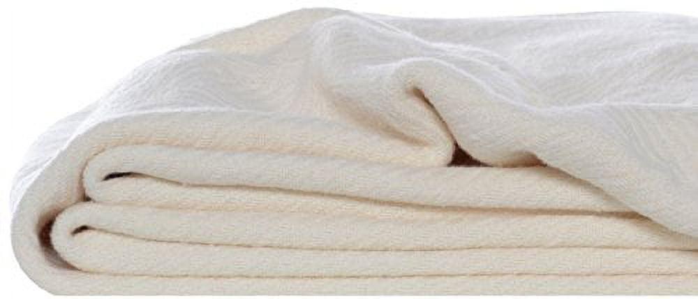 Eddie Bauer Herringbone Cotton Reversible Blanket