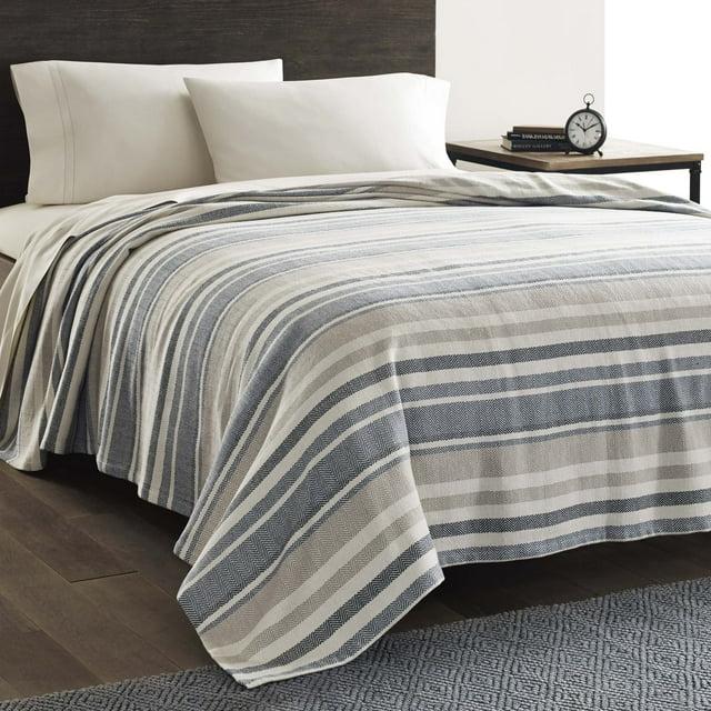 Eddie Bauer Eddie Bauer Herringbone Cotton Reversible Blanket