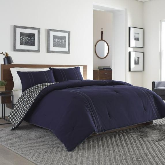 Eddie Bauer Eddie Bauer Kingston Navy Cotton Reversible Comforter Set
