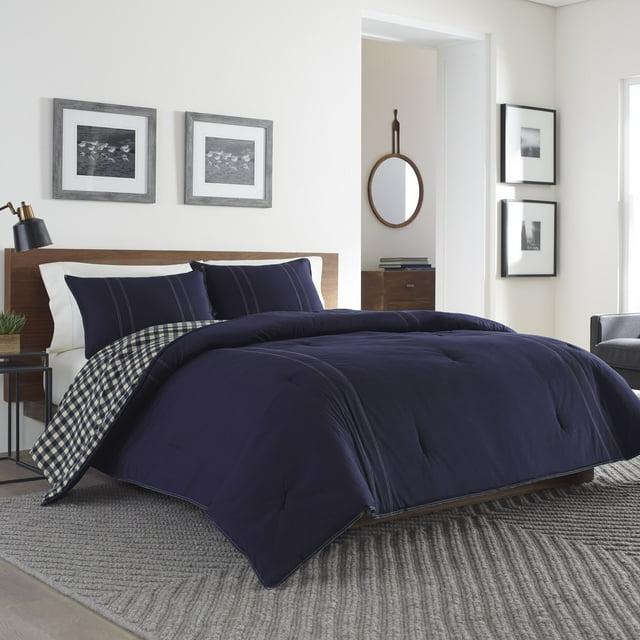 Eddie Bauer Eddie Bauer Kingston Navy Cotton Reversible Comforter Set