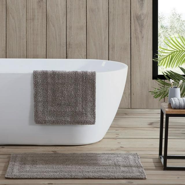 Eddie Bauer Logan Mushroom Beige Cotton Tufted Bath Rug Set