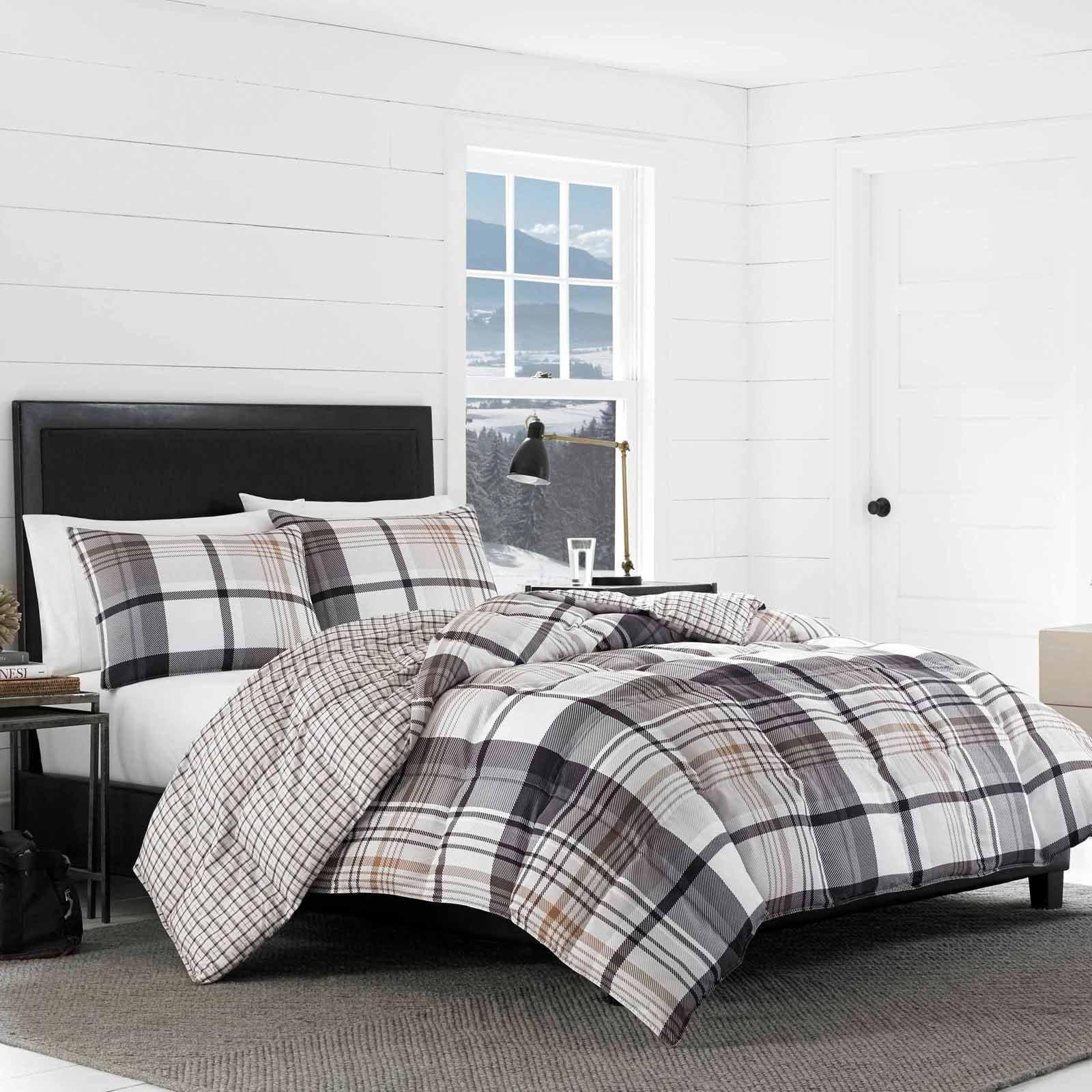 Plaid Normandy Reversible Comforter Set - Eddie Bauer