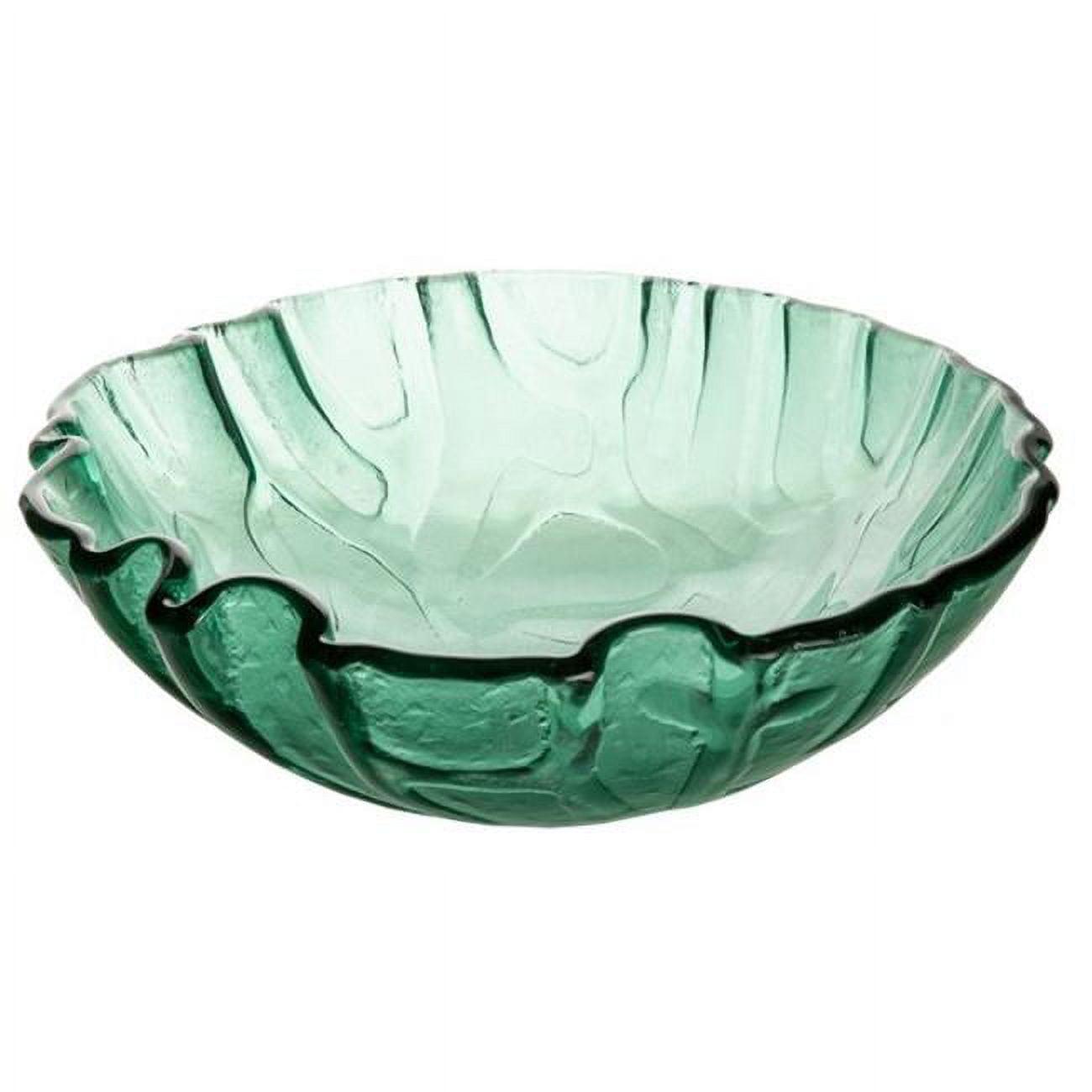 Eden Bath 16.5'' Green Tempered Glass Specialty Bathroom Sink