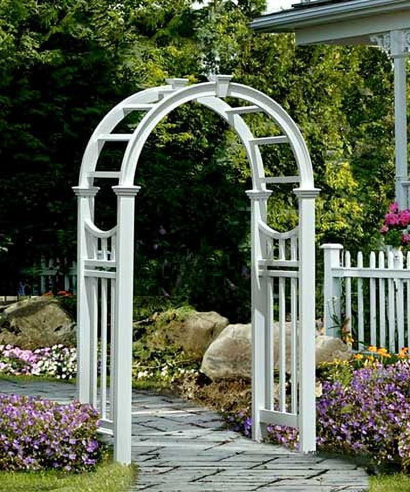 49'' W x 24'' D Plastic Arbor in White