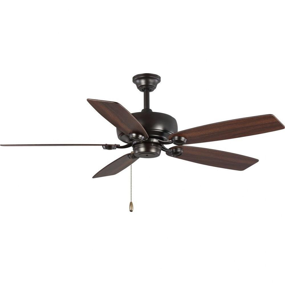 Edgefield 52" Bronze Ceiling Fan with Reversible Blades