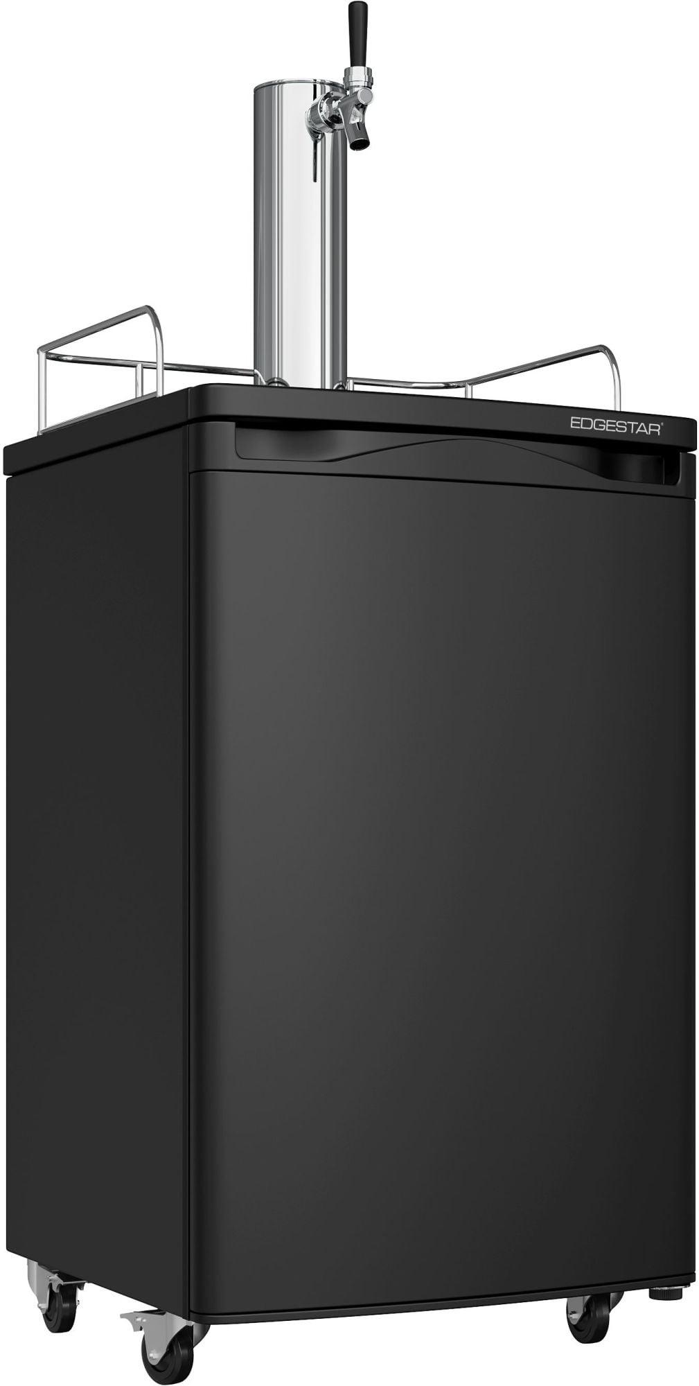 EdgeStar EdgeStar 4.9 Cubic Feet Single Tap Freestanding Kegerator with Adjustable Temperature