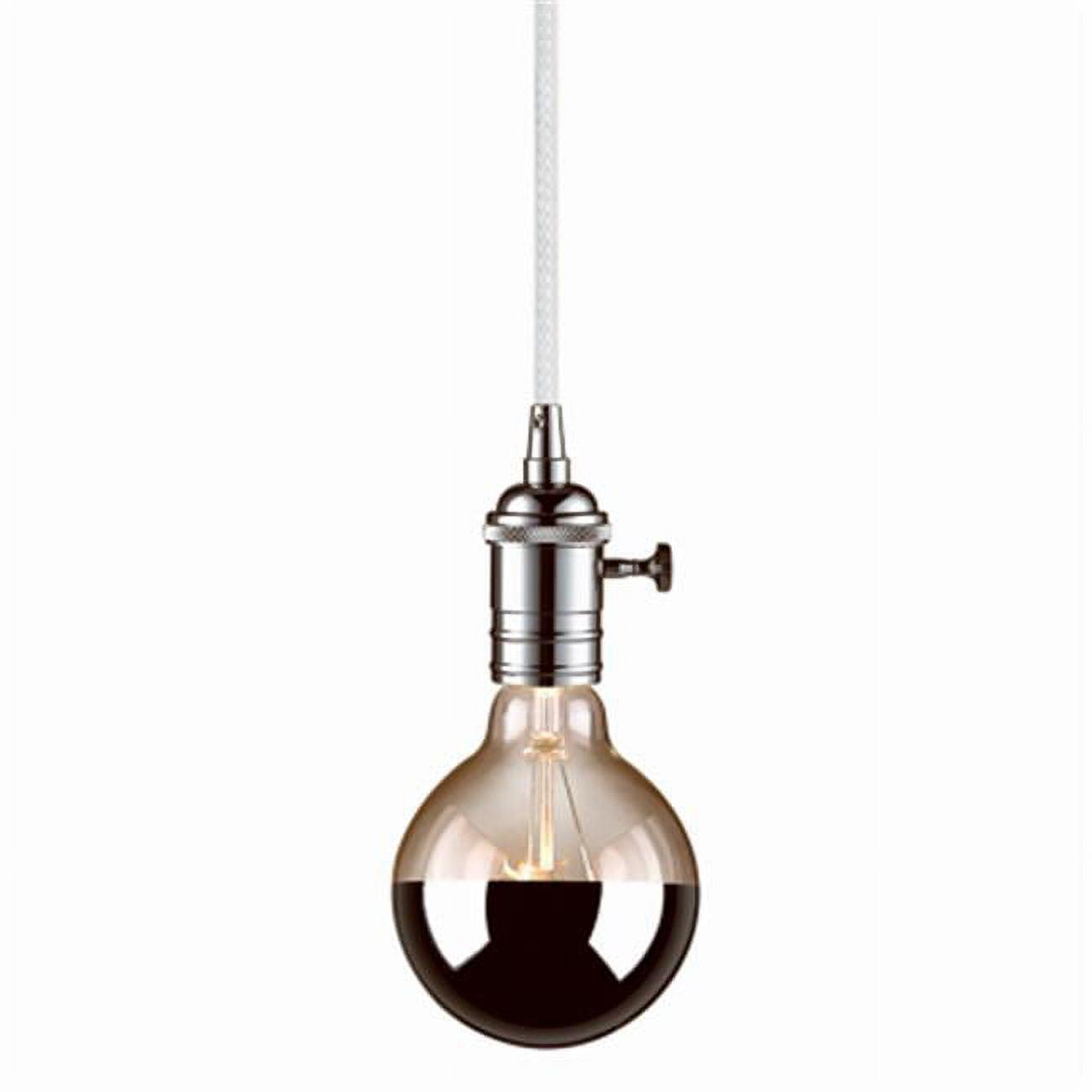 1 Light Plug-In Pendant - Chrome