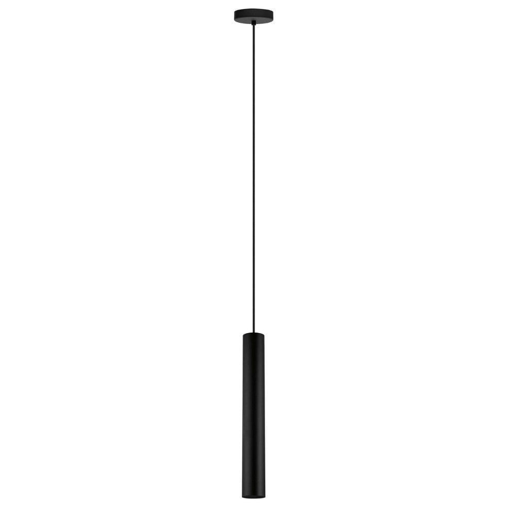 Matte Black 16" LED Indoor/Outdoor Mini Pendant Light