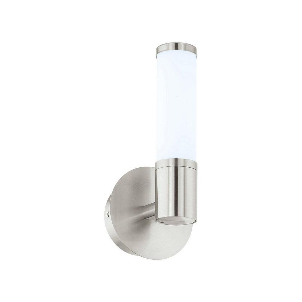 Palmera 16" Satin Nickel Cylinder LED Vanity Sconce