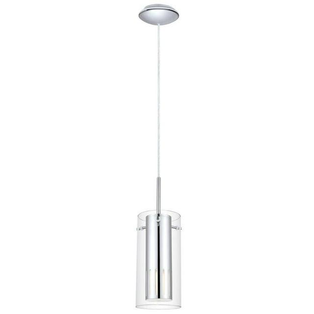 Eglo Lighting - Pinto 1 - 1-Light Mini Pendant - Chrome - Clear Glass
