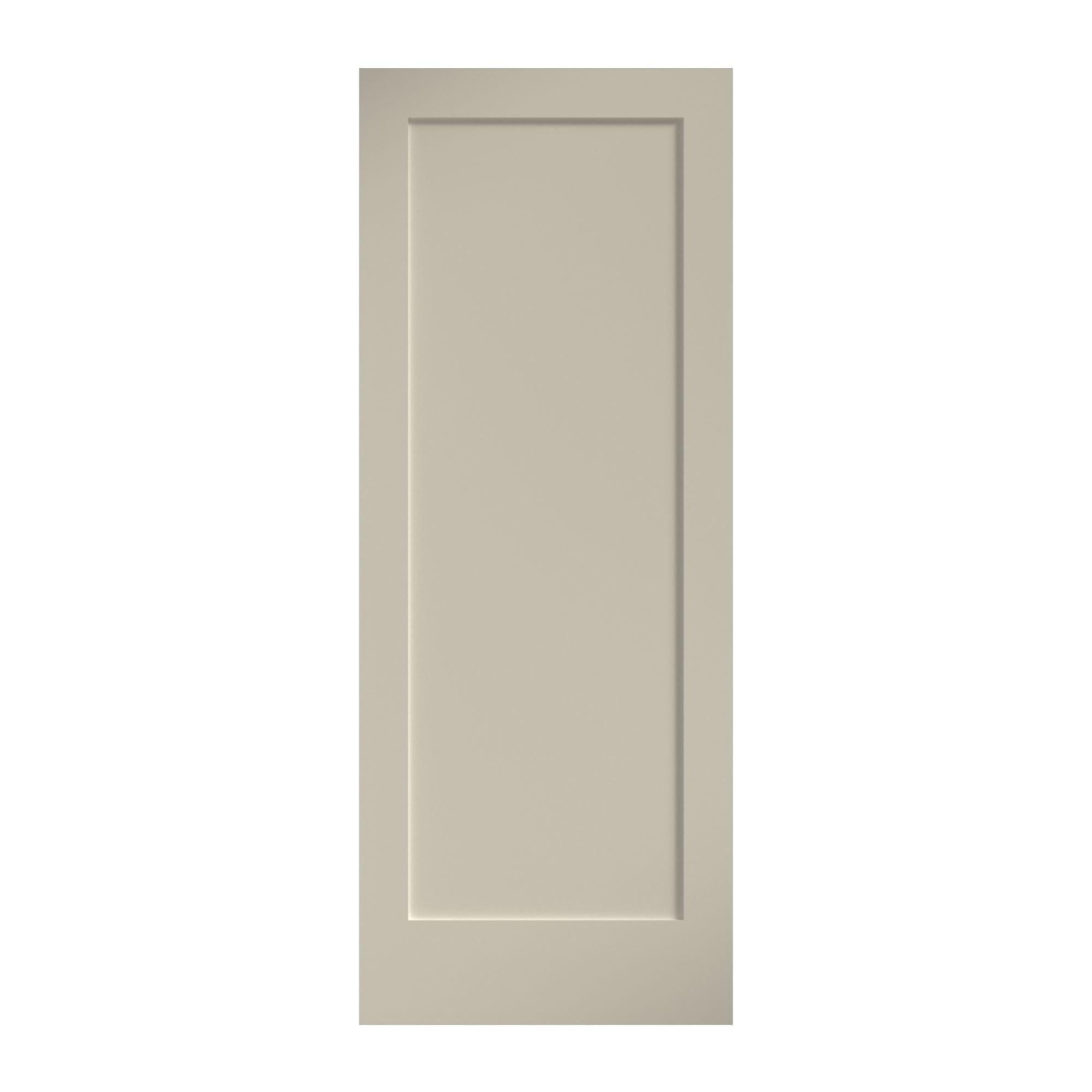 80'' Solid Wood Paneled Slab Door