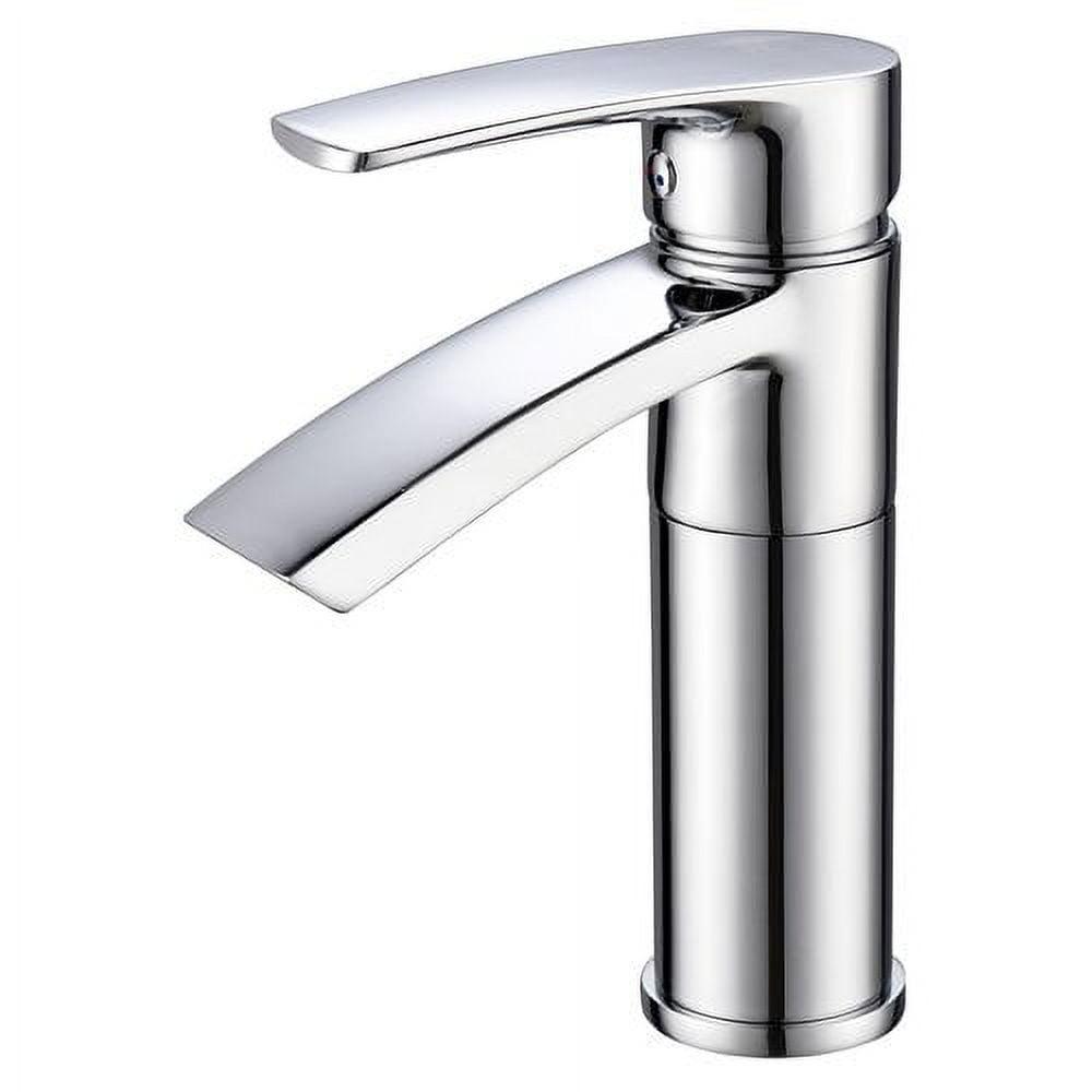 Ariana Polished Chrome Single Hole Bathroom Faucet