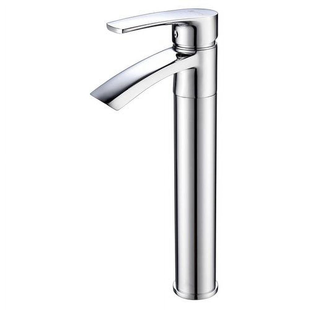 Ariana 12" Polished Chrome Single Hole Vessel Sink Faucet