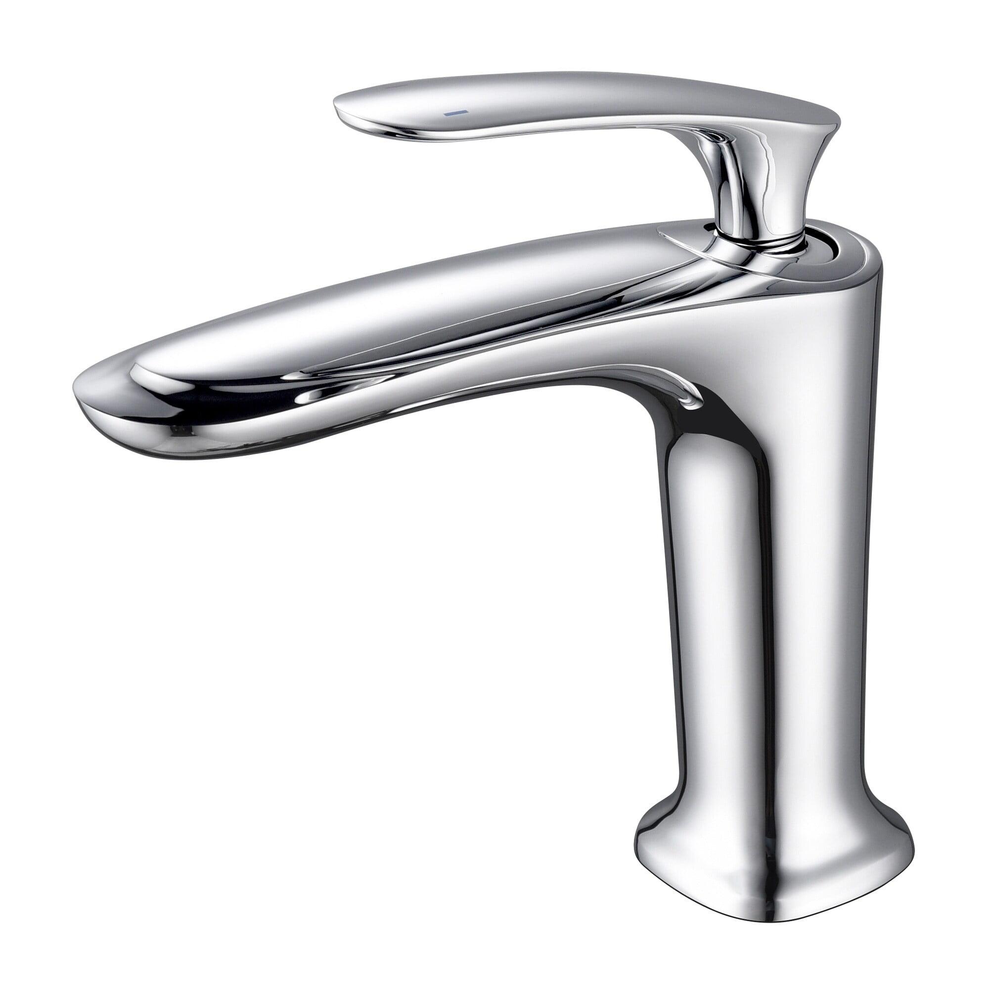 Brianna Polished Chrome Single Hole Bathroom Faucet