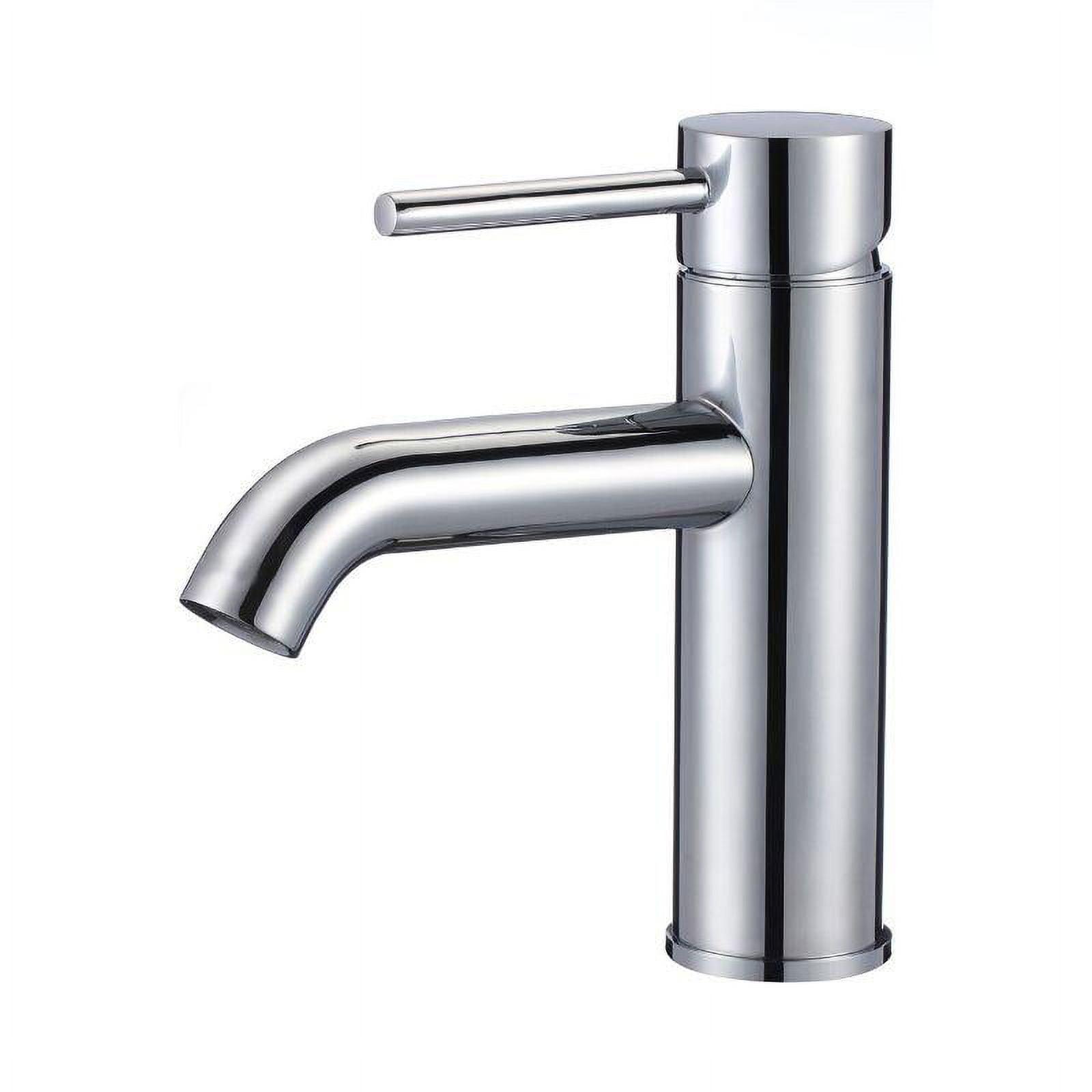 Melrose 7" Polished Chrome Single-Handle Bathroom Faucet