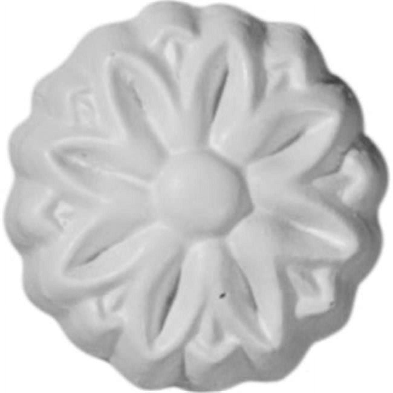 Lauren White Urethane 1.12" Architectural Rosette