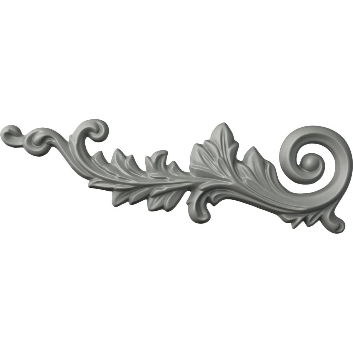 Primed Polyurethane Architectural Scroll Onlay Moulding