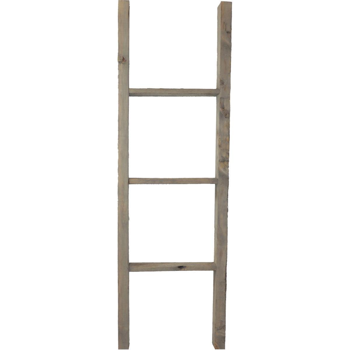 Ekena Millwork Vintage Farmhouse Rung Decorative Ladder