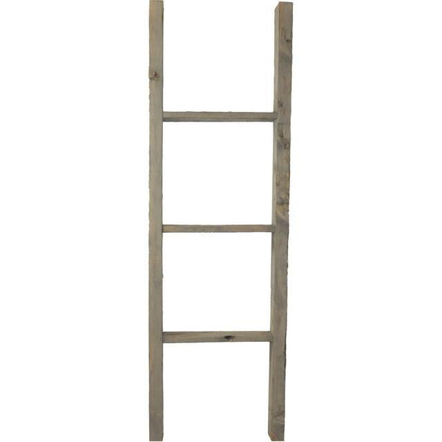 Ekena Millwork Vintage Farmhouse Rung Decorative Ladder