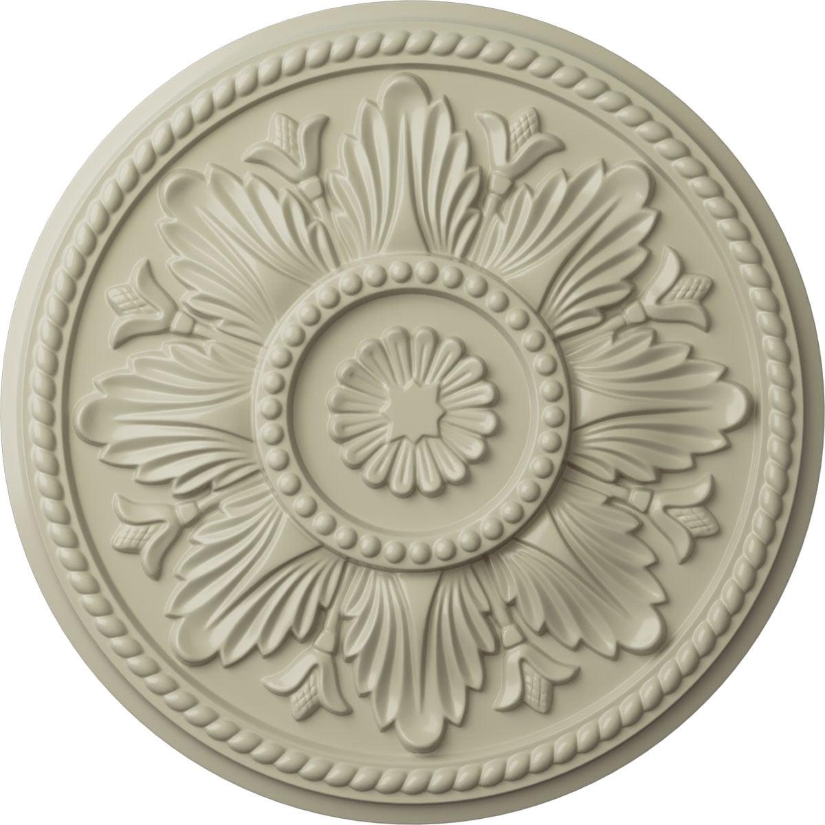 Ekena Millwork Edinburgh 18'' H x 18'' W D Urethane Ceiling Medallion