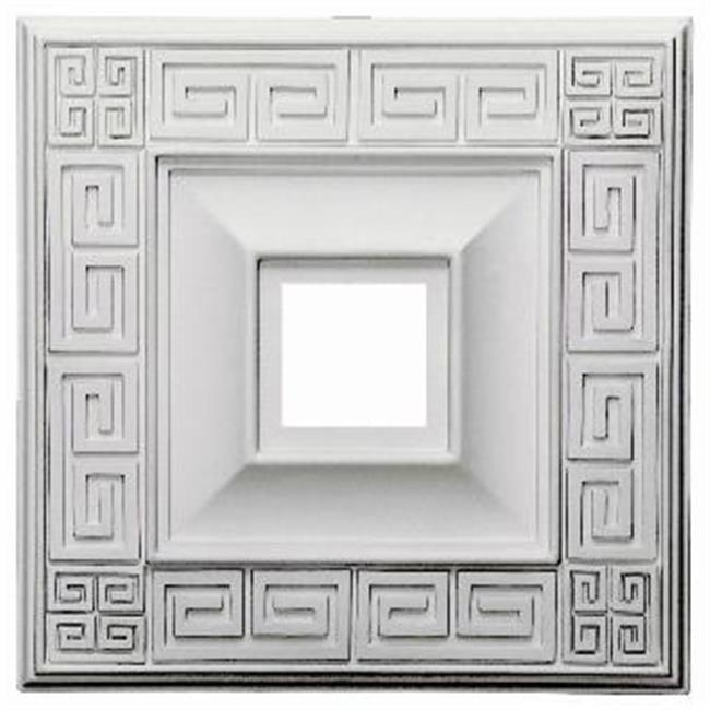 Eris 18'' Primed Square Ceiling Medallion