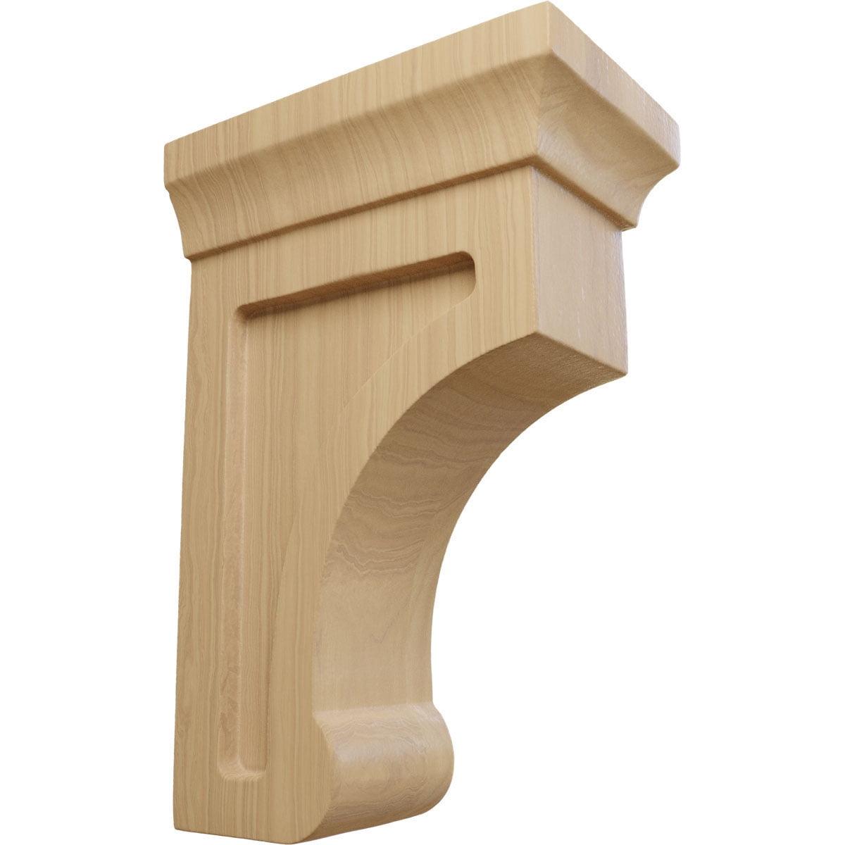 Small Cherry Wood Corbel Bracket 2.5"W x 4"D x 6"H