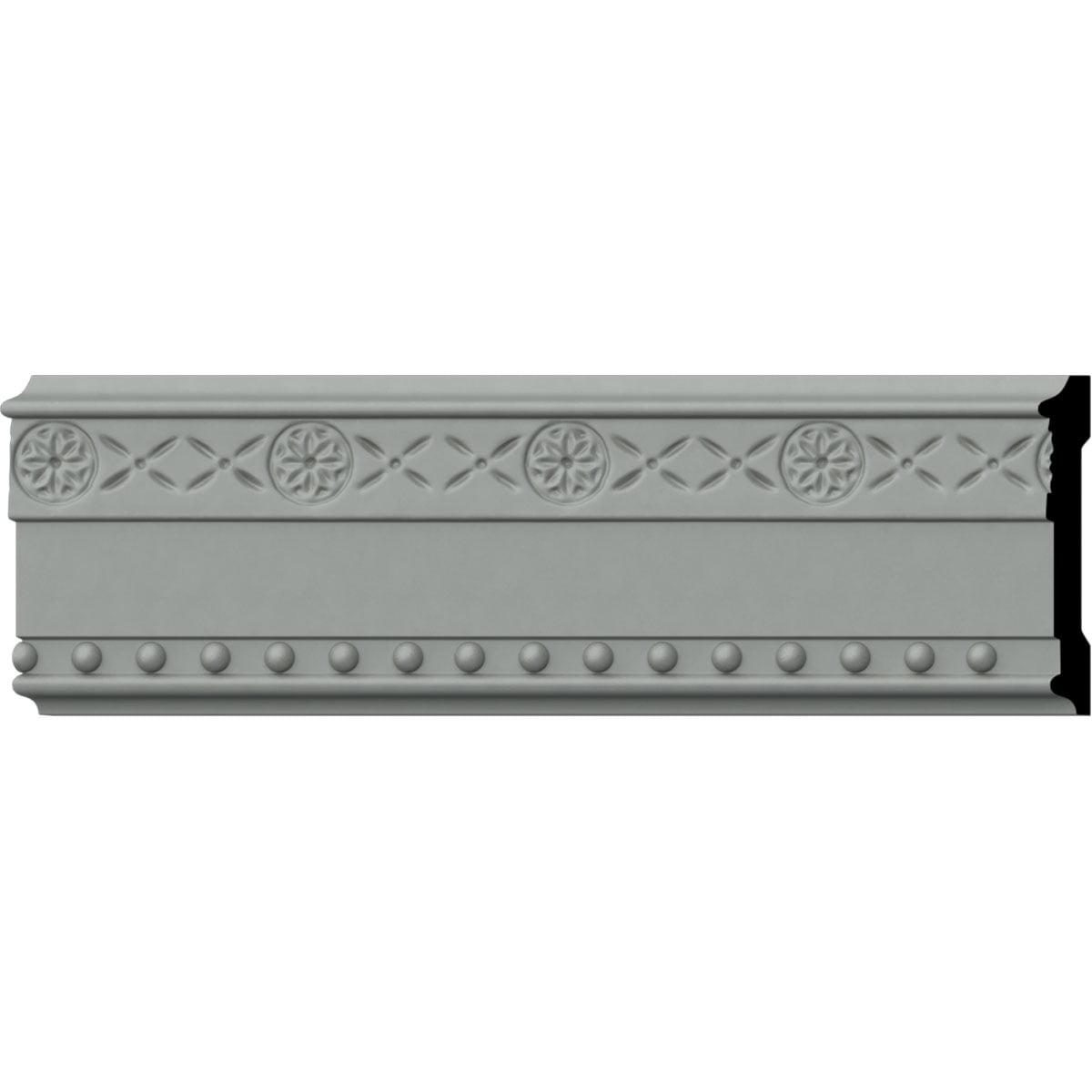 Ekena Millwork 2 3/4"H x 1/2"P x 94 1/2"L, (1 5/8" Repeat), Tralee Chair Rail (Set of 12)