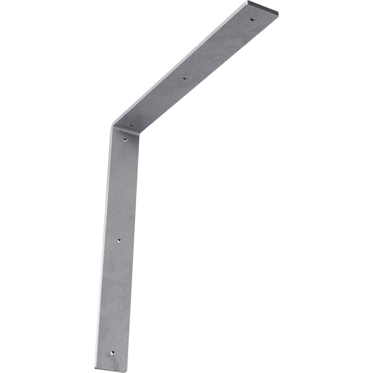 Hamilton 16'' Steel Bracket in Hammered Light Blue for Shelving