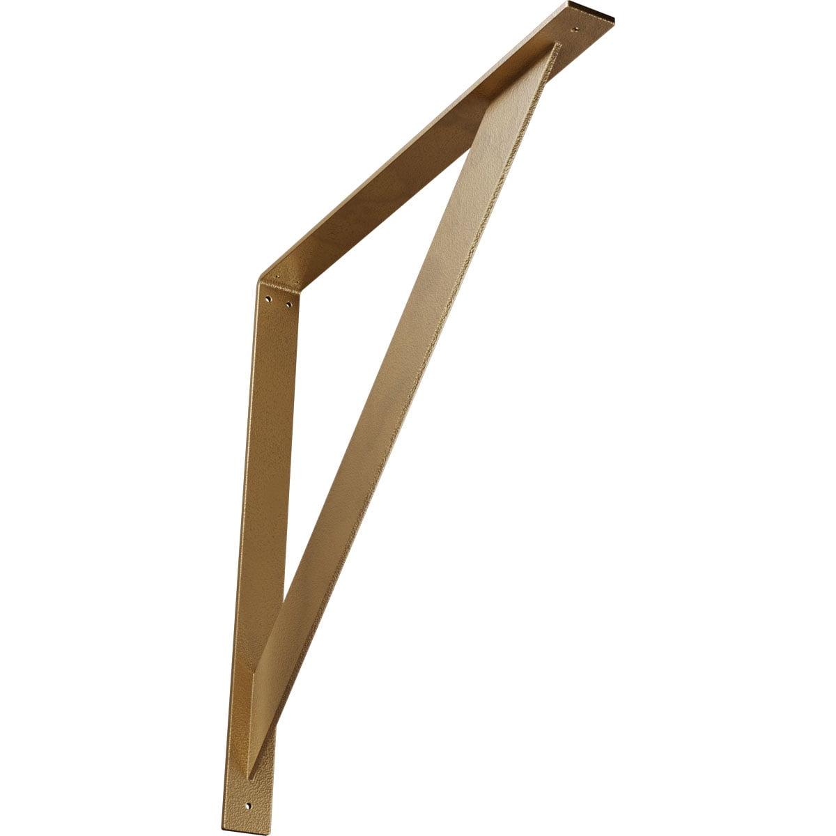 Ekena Millwork Traditional H 2'' W D Metal Bracket / Corbel