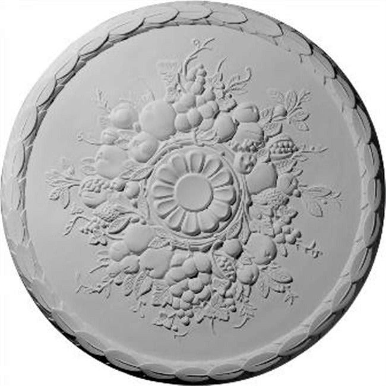 Primed Urethane 22.5" Round Harvest Ceiling Medallion