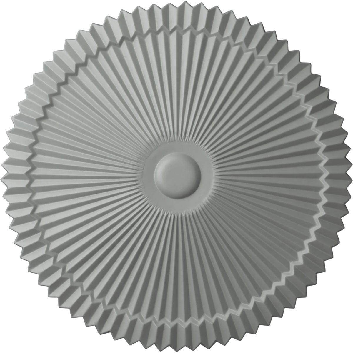 Primed White 24" Decorative Ceiling Medallion