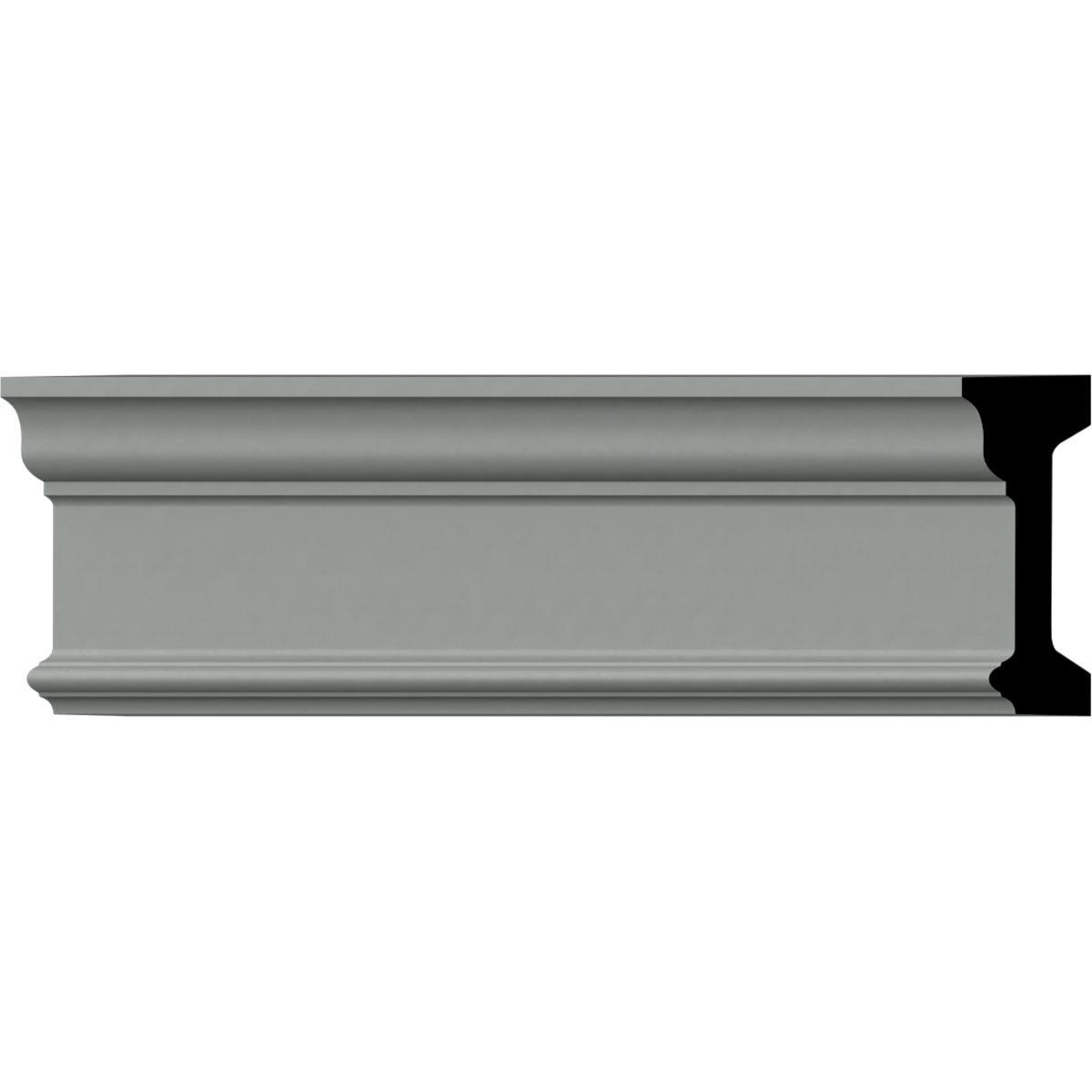 Architectural Elegance 4.75'' Primed Polyurethane Crown Moulding