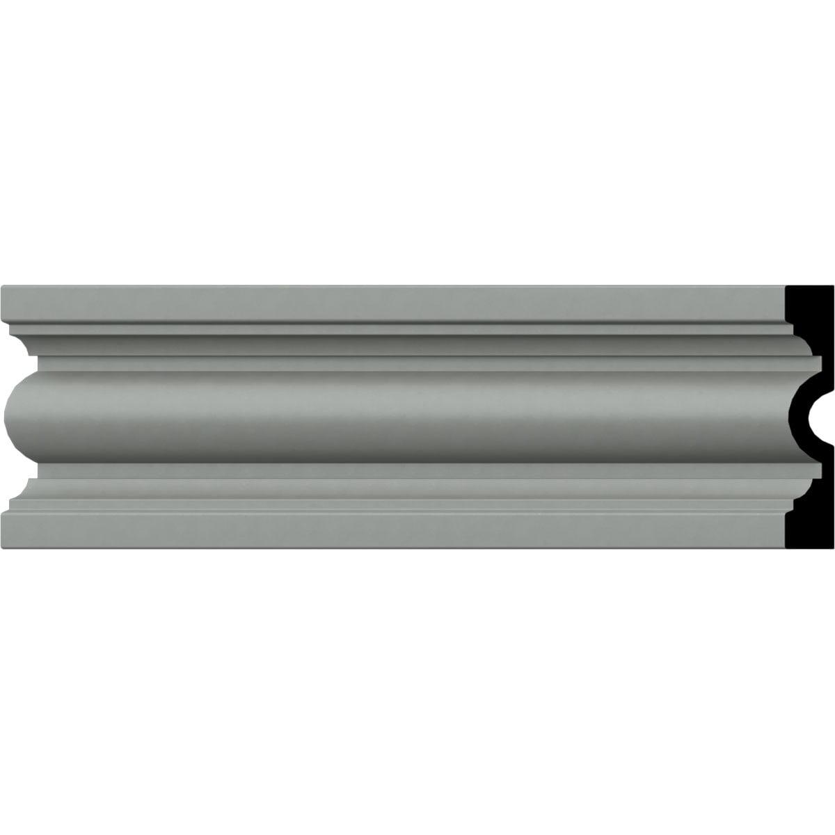 Ekena Millwork 4"H x 3/4"P x 94 1/2"L Gorleen Chair Rail (Set of 8)