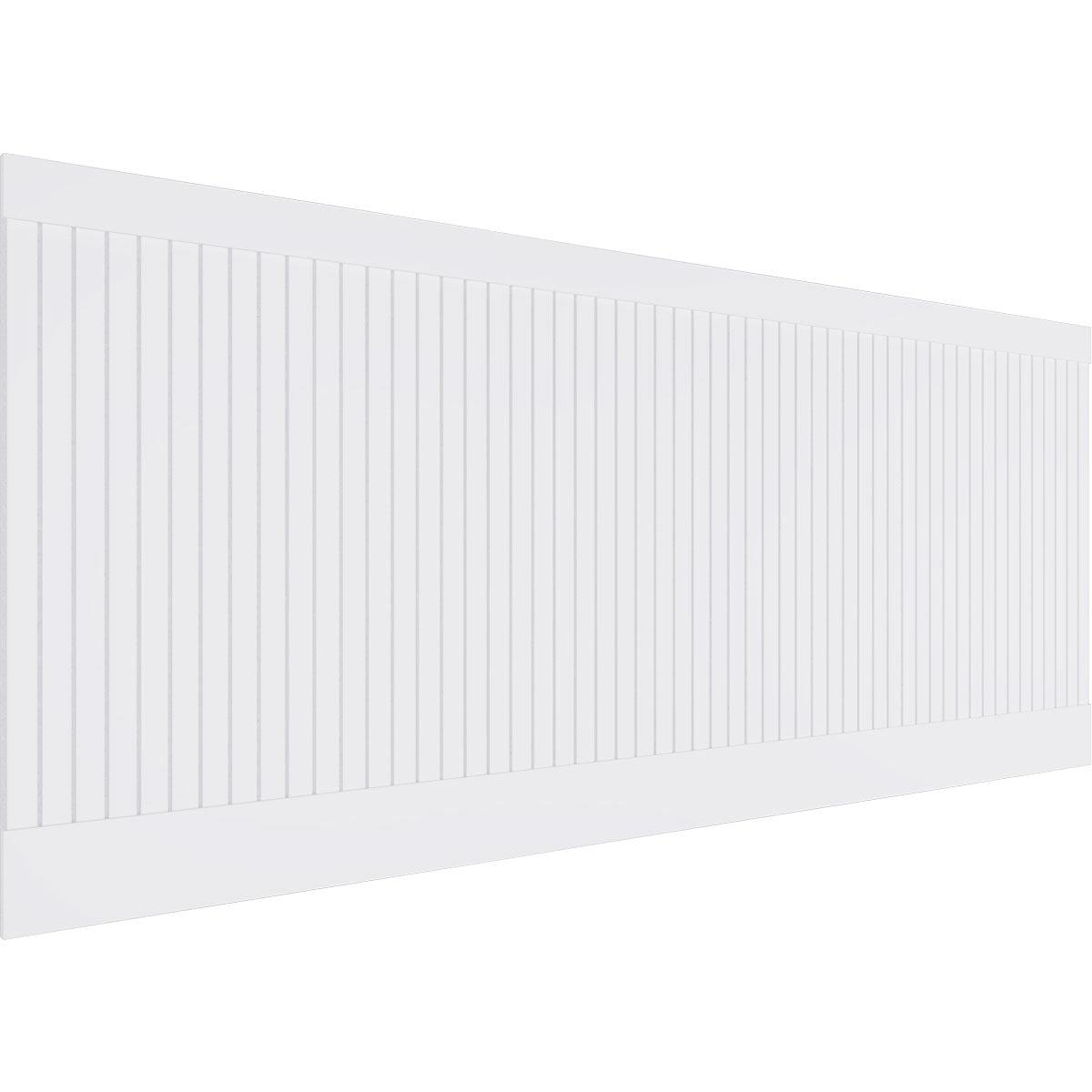 H 94.5'' W x 0.625'' D Plastic Wainscot Paneling Kit