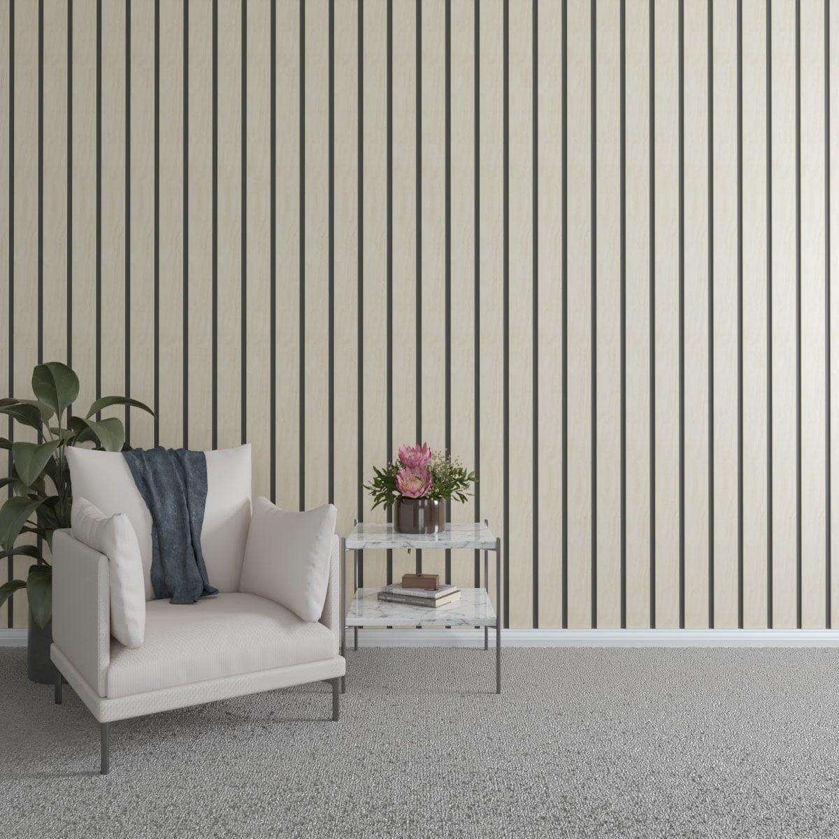 Adjustable Wood Slat Wall Panel Kit