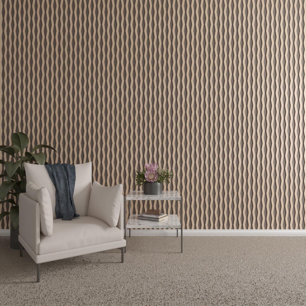 Eastport Adjustable Wood Decorative Slat Wall Panel Kit