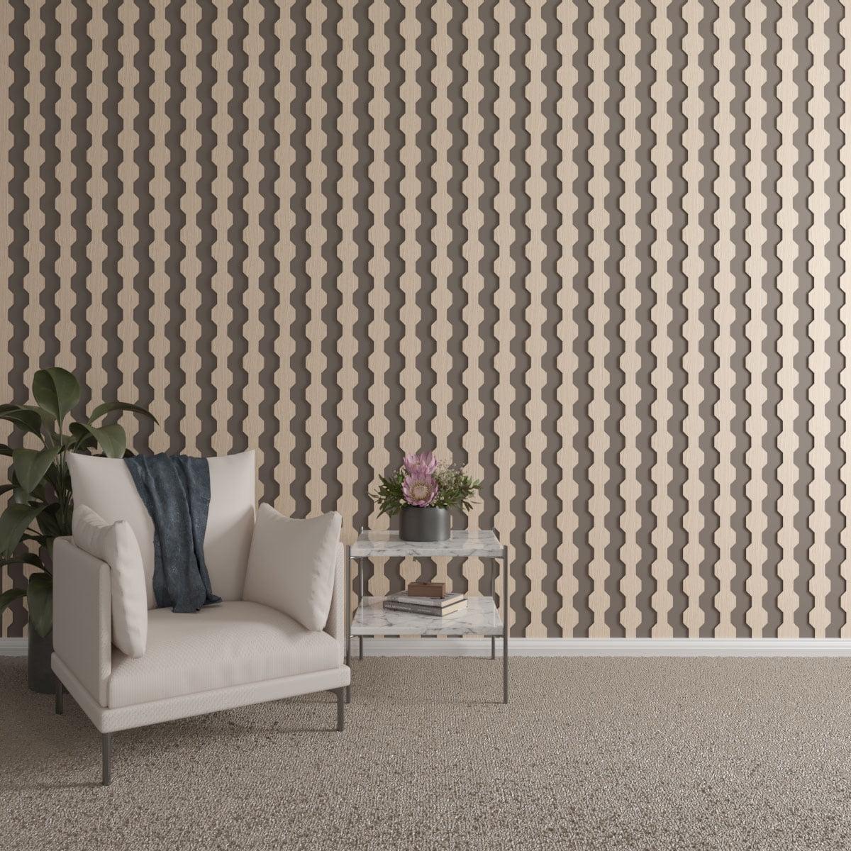 Pontiac Adjustable Wood Decorative Slat Wall Panel Kit