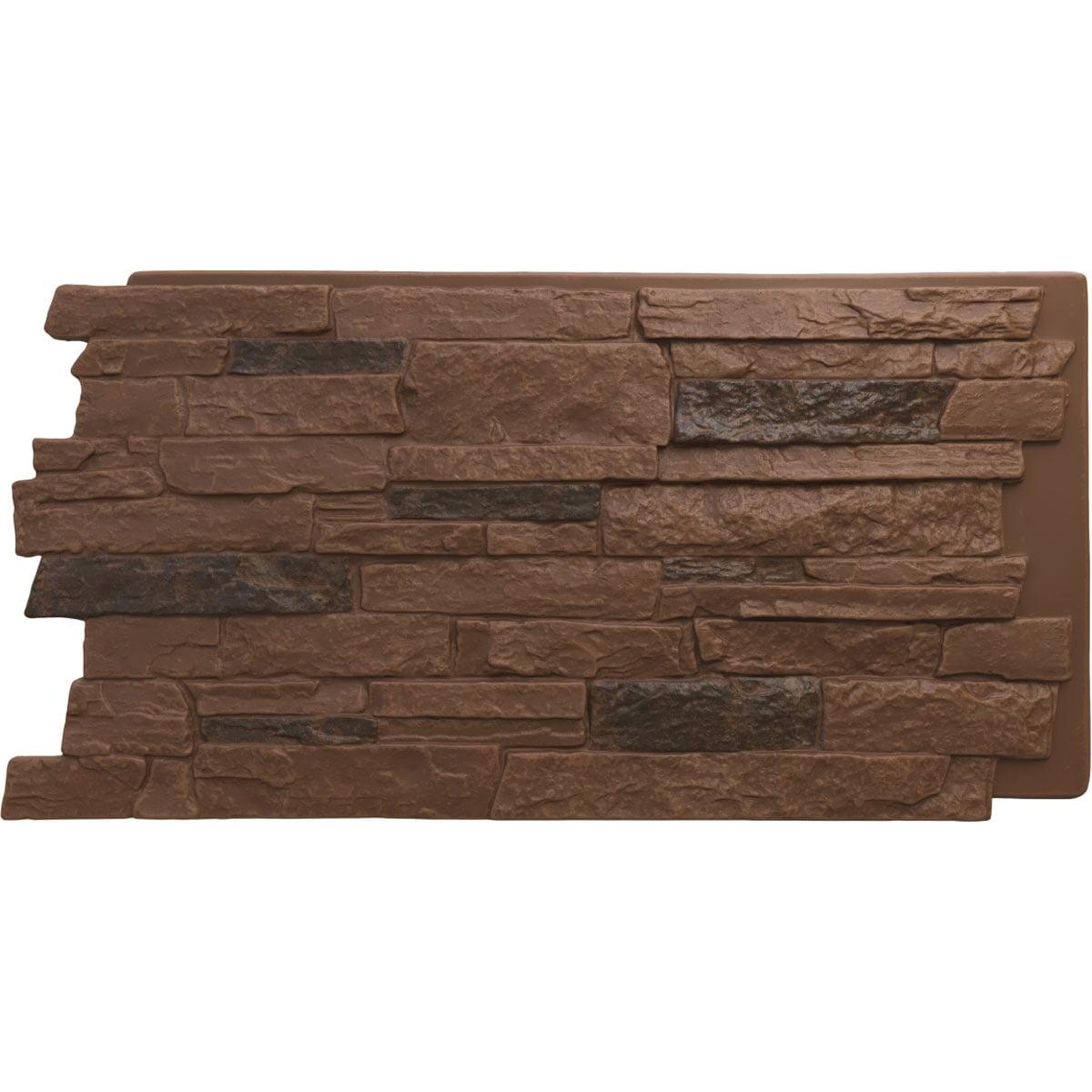 Acadia Ledge Stacked Faux Stone Wall Paneling