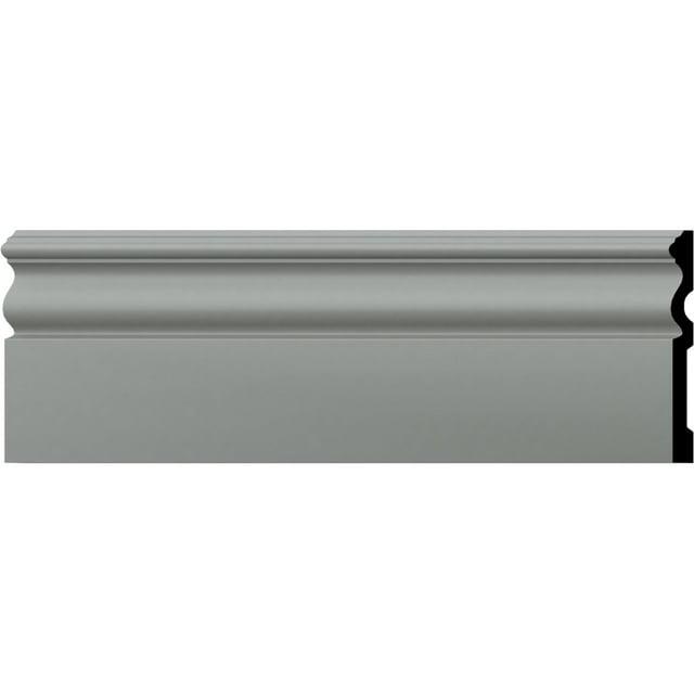 Ekena Millwork 5 7/8"H x 5/8"P x 94 1/2"L Bradford Baseboard Moulding