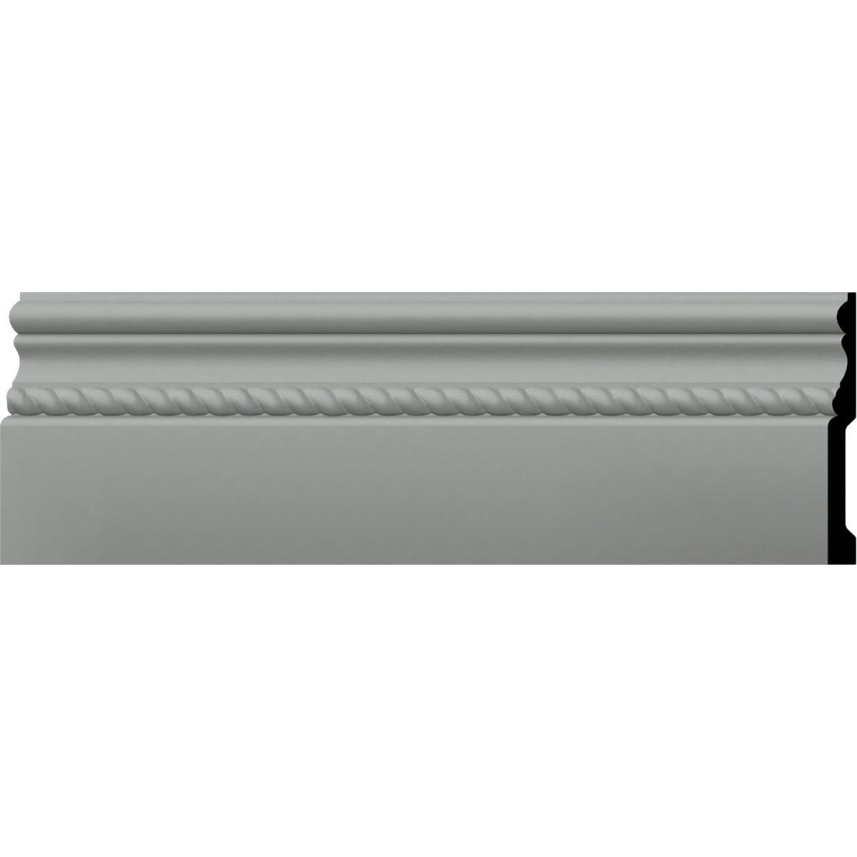 Ekena Millwork Oslo Rope Baseboard Moulding (12-Pack)