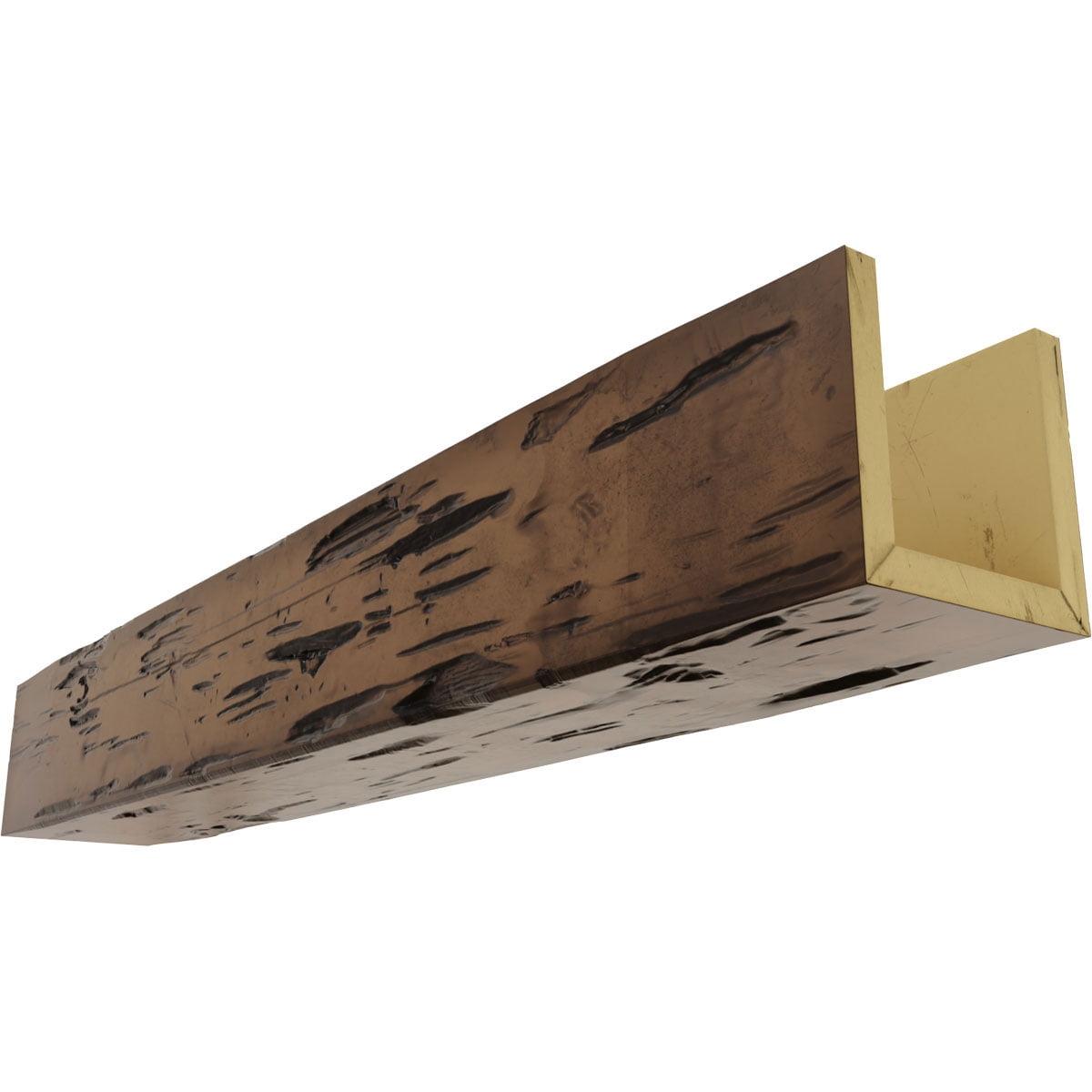 Ekena Millwork Pecky Cypress Endurathane Faux Wood 3-Sided Ceiling Beam (U-beam) | Wayfair