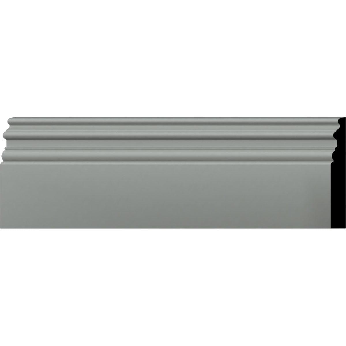 7 3/8"H x 1"P x 94 1/2"L Hillsborough Baseboard Moulding (8-Pack)