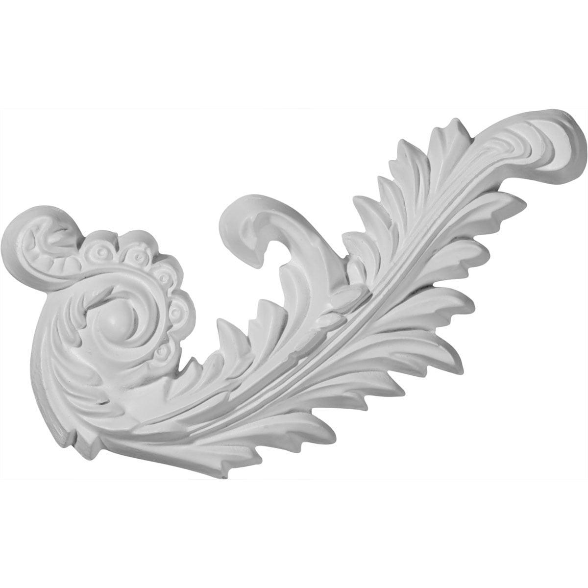 Ekena Millwork 7 7/8"W x 4 1/8"H x 3/4"P Medway Scroll Onlay, Right