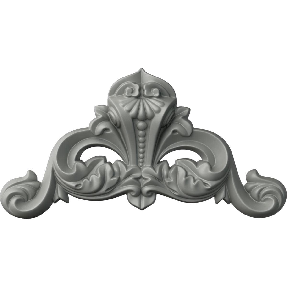Ekena Millwork Bradford 8.875'' H x 16.625'' W x 2'' D Urethane Onlay Scroll