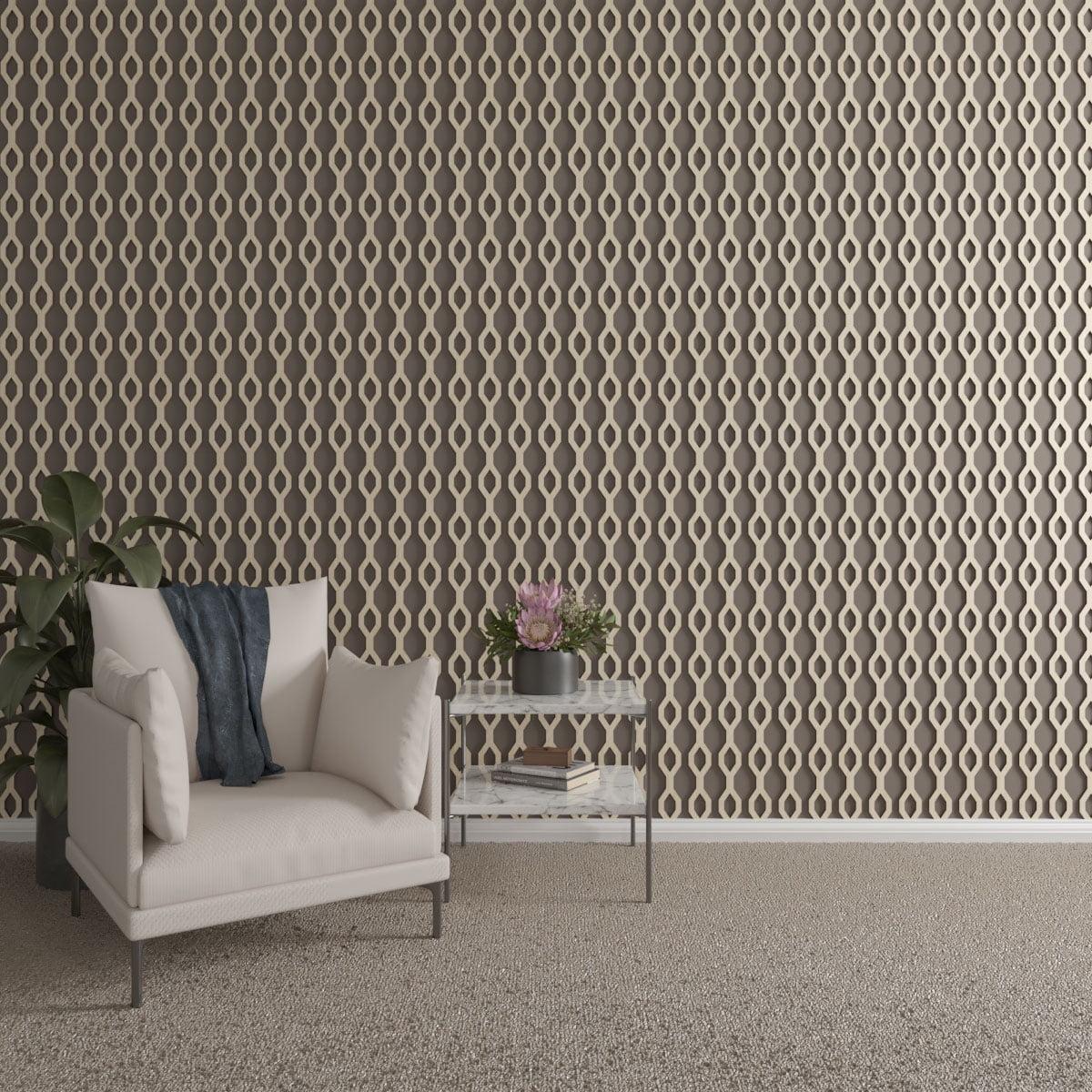 Ekena Millwork Wabash Adjustable Wood Decorative Slat Wall Panel Kit
