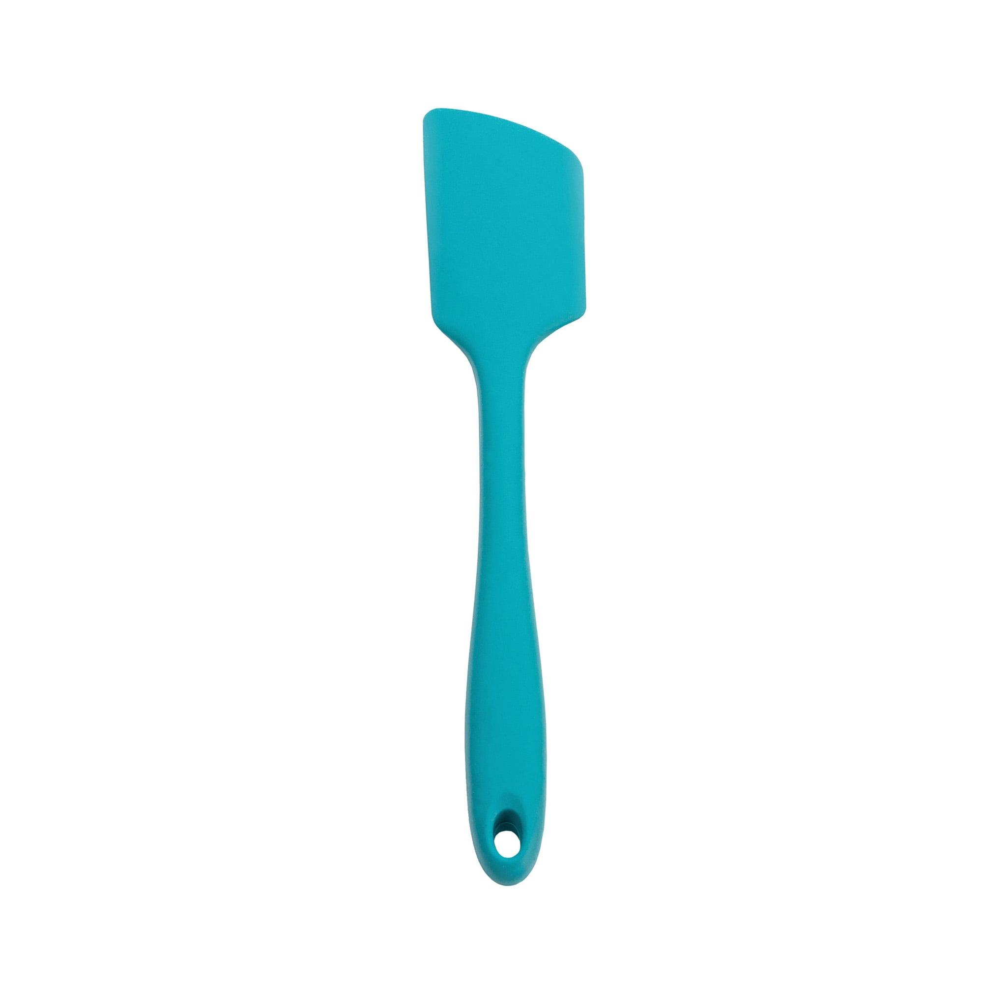 Turquoise 11-Inch Silicone Spatula with Sturdy Metal Core