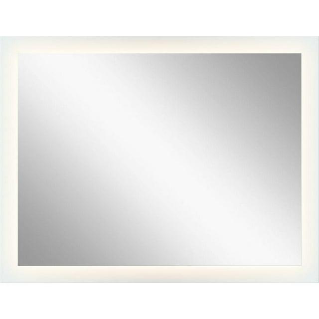 Elan 84003 Mir 54" 4-Light LED Backlit Mirror in Frosted Glass