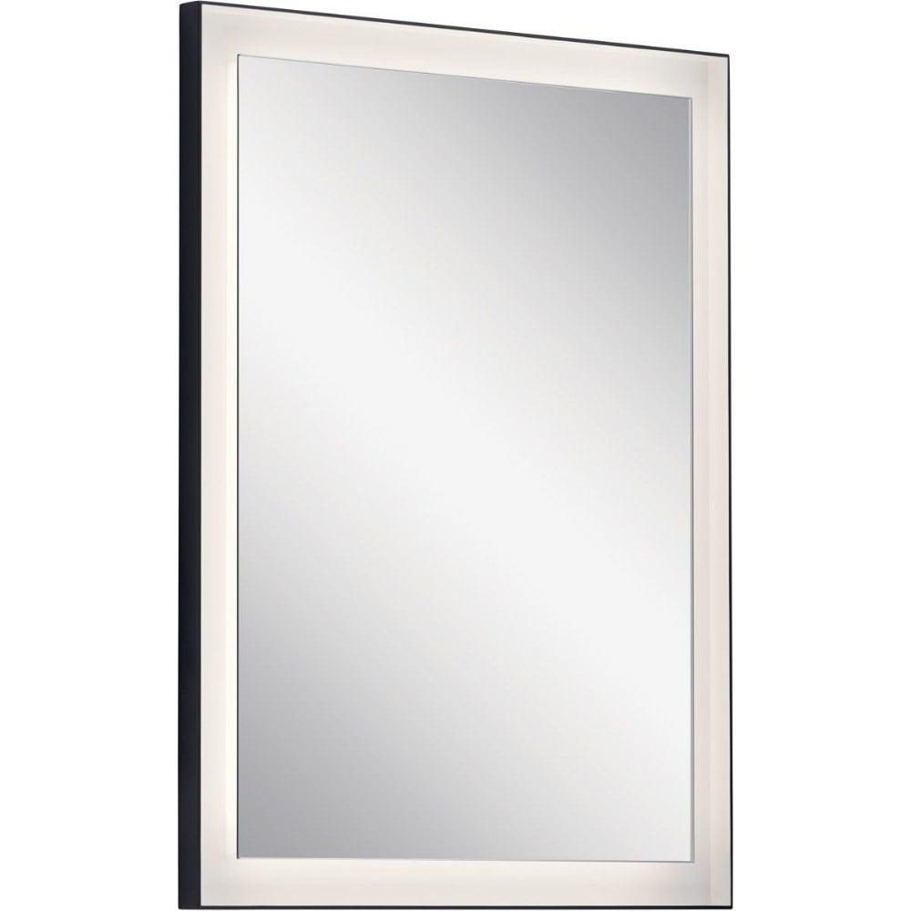 Elan 84167 Ayse Led Matte Black Lighted Mirror