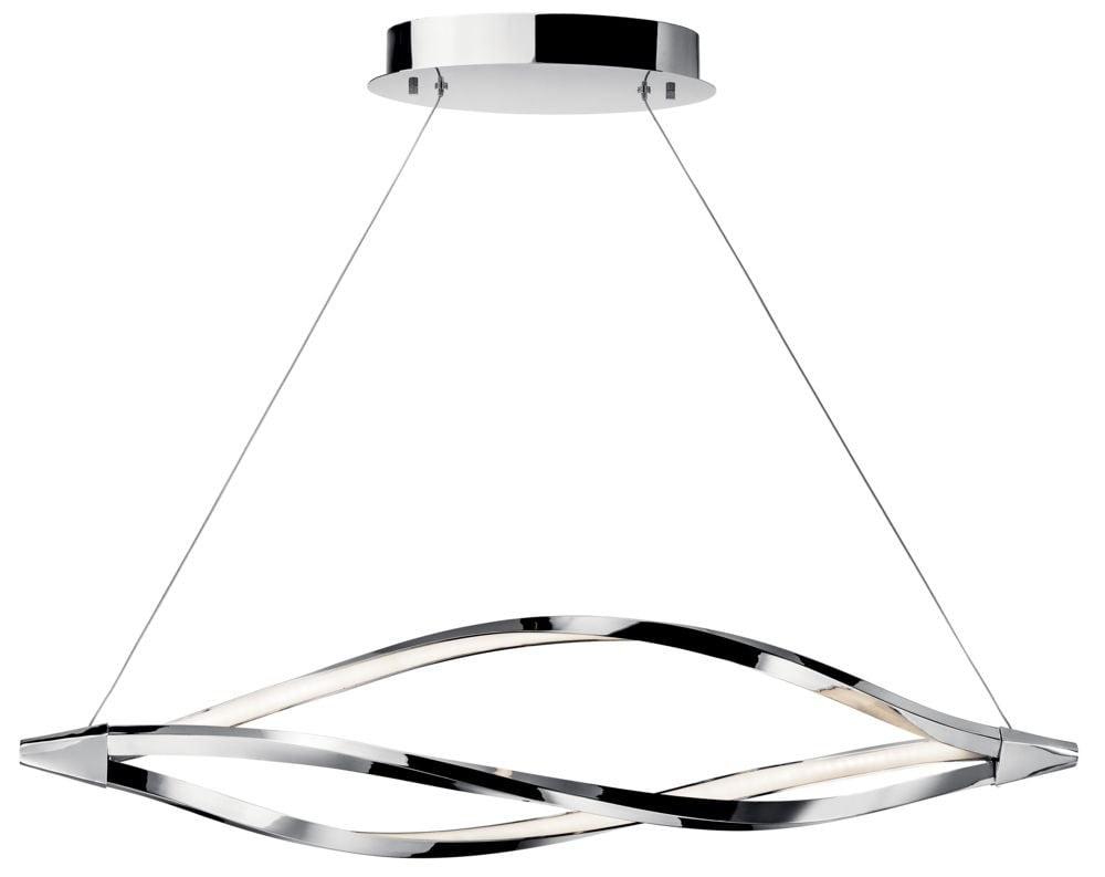 Elan Lighting - Meridian - 43.25 Inch 1 LED Chandelier-Chrome Finish