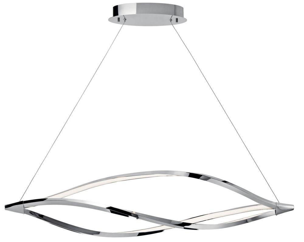Elan Lighting - Meridian - 53.25 Inch 1 LED Chandelier-Chrome Finish